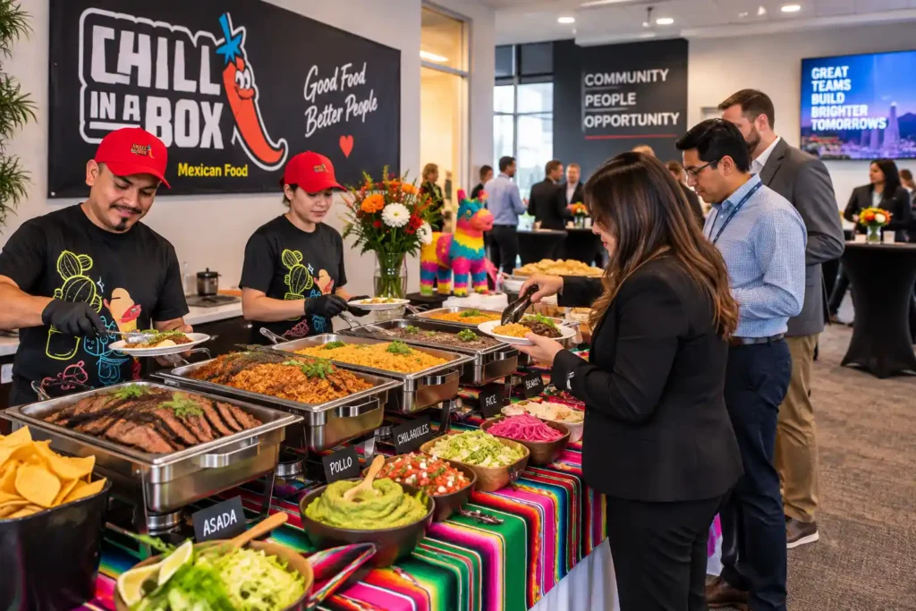 ull Service Corporate Mexican Catering Buffet Denver